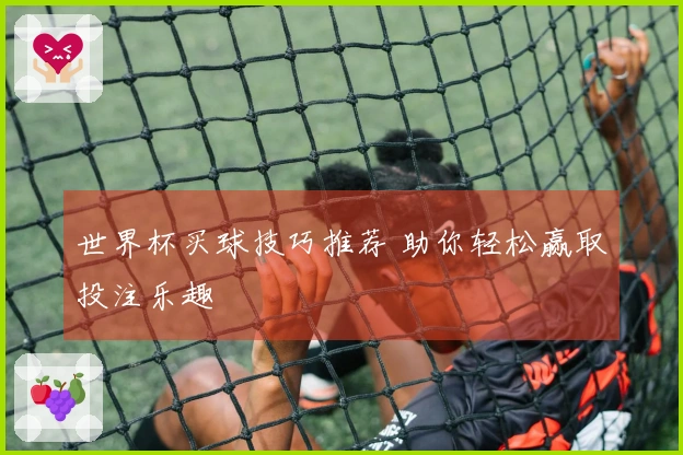 世界杯买球技巧推荐 助你轻松赢取投注乐趣